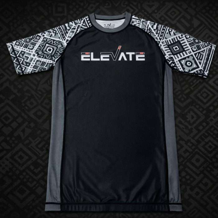 Elevate Grey Aztec Rashguard