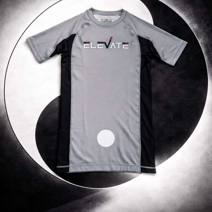 Elevate Grey Ying Yang Rashguard