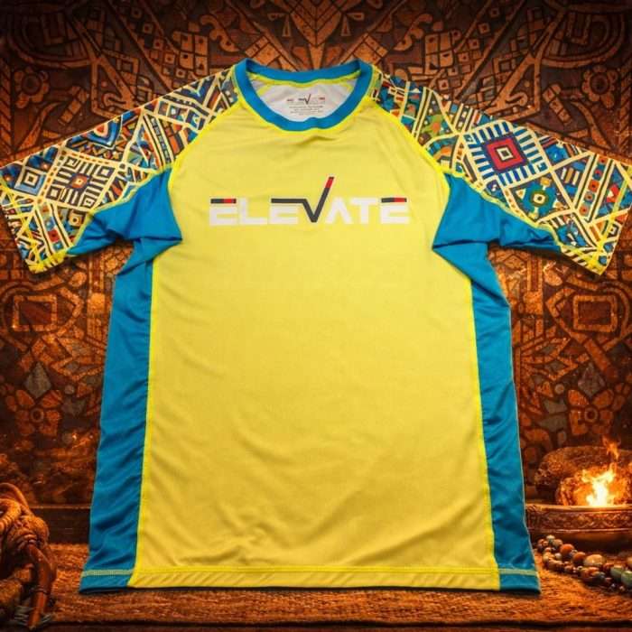 Elevate Yellow Aztec Rashguard