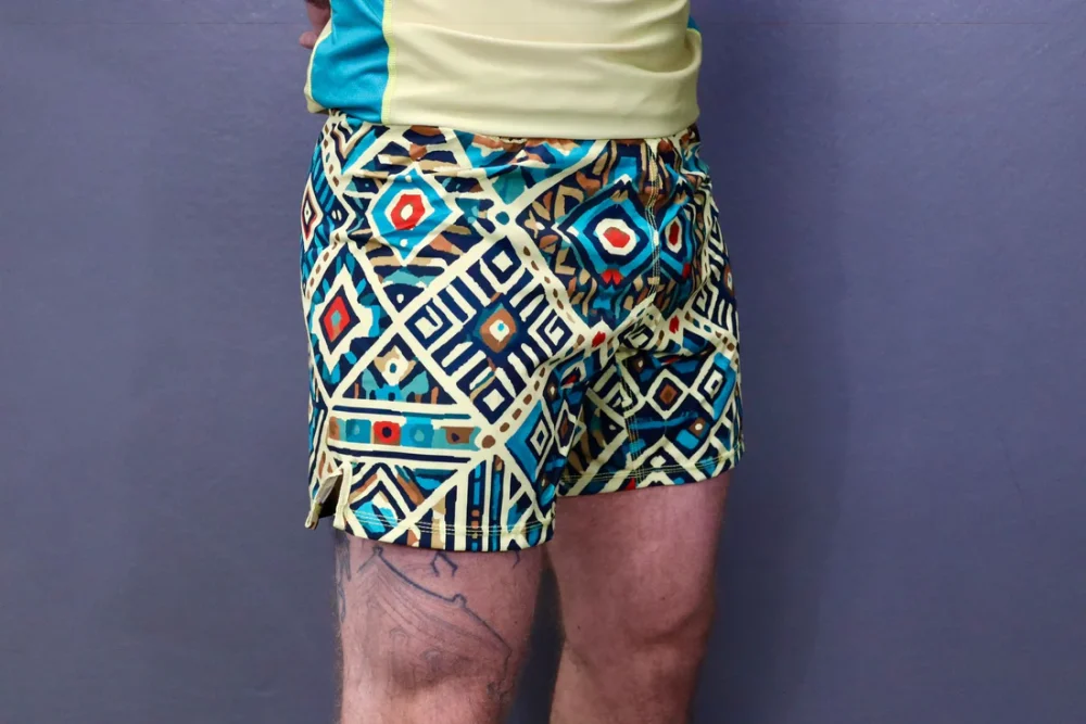 Yellow Aztec Shorts - Image 2