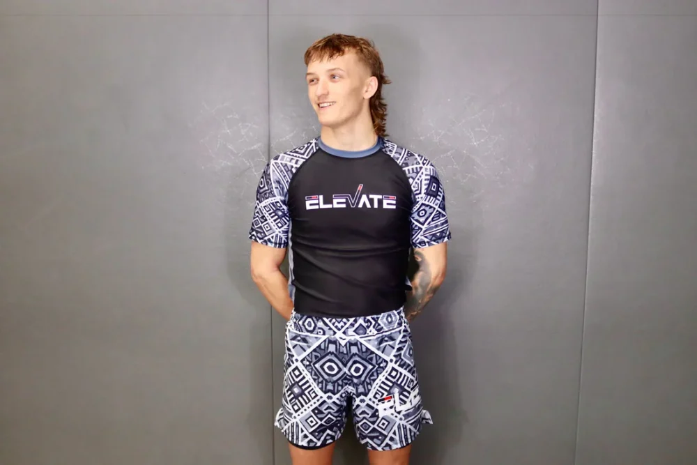Grey Aztec Shorts - Image 4